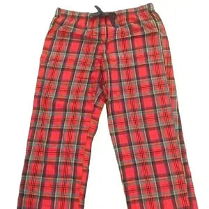 Victoria's Secret Red Tartan Plaid Pajama Bottoms NWT size Large